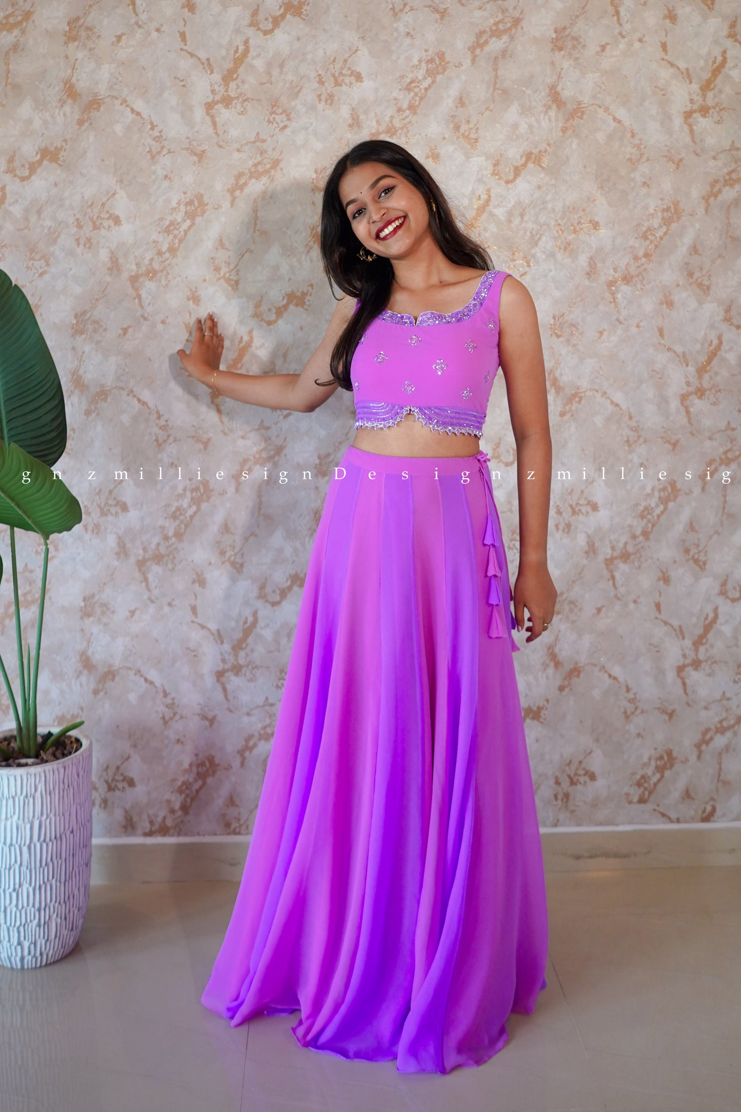 Skirt and Crop Top (MSD-124)
