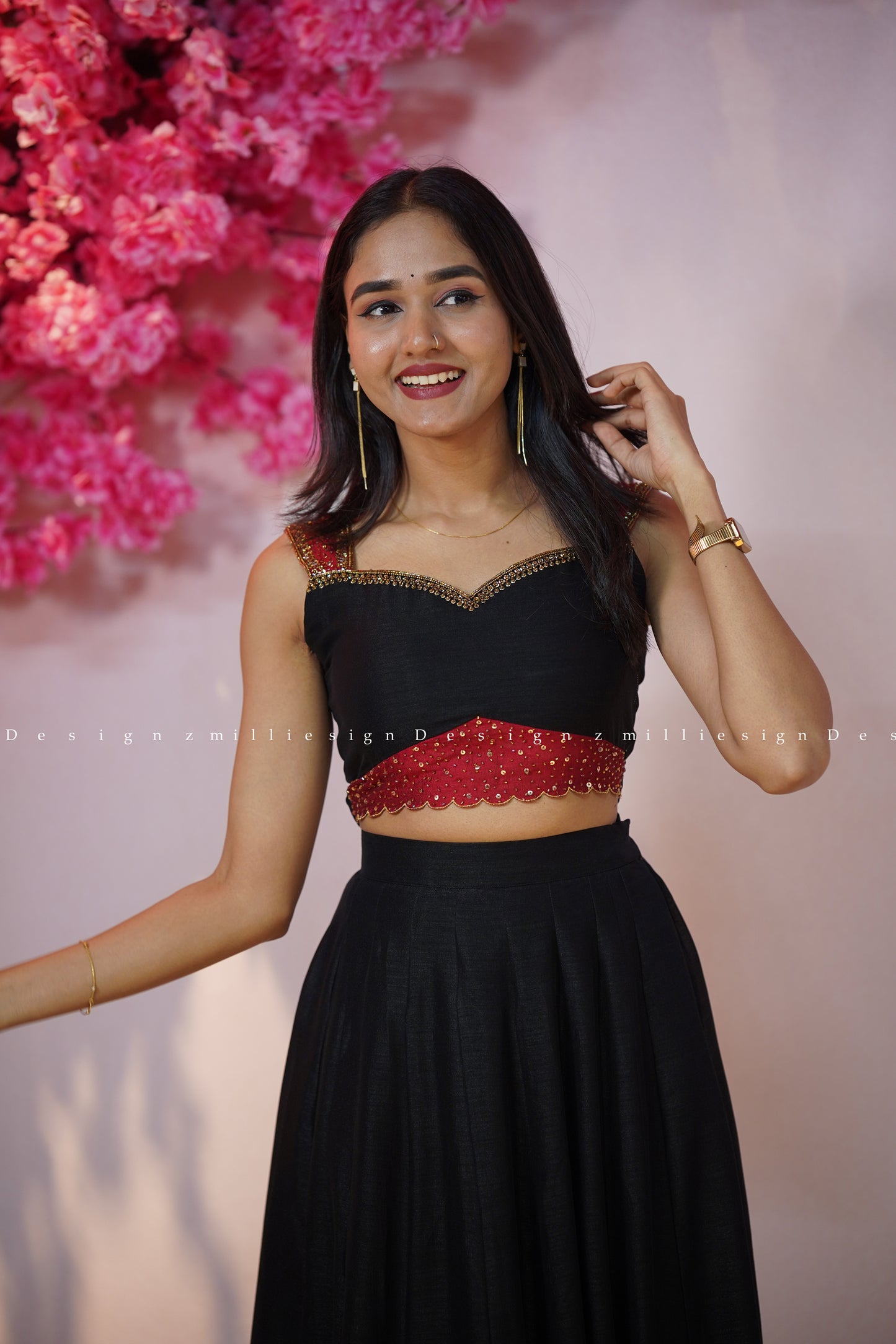 Two Piece Skirt and Crop Top (MSD-149)