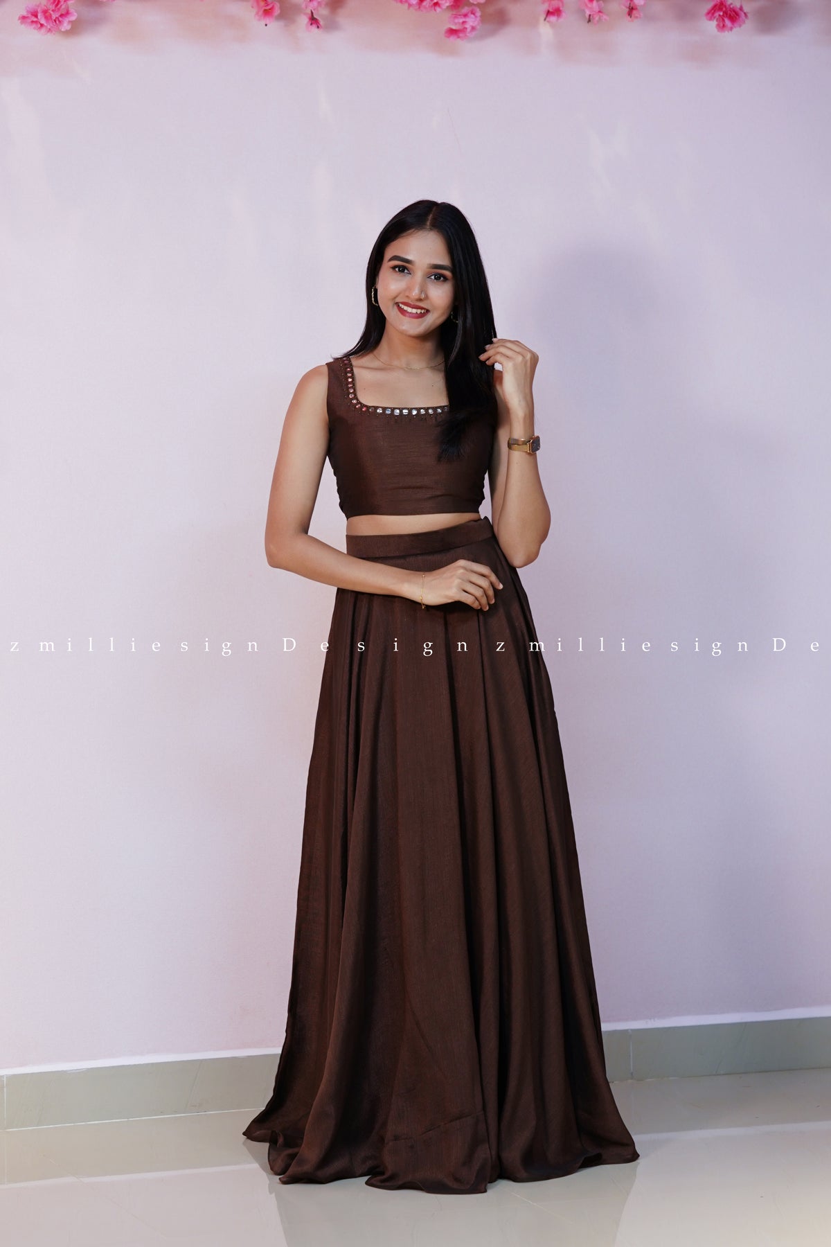 Skirt and Crop Top (MSD-188)