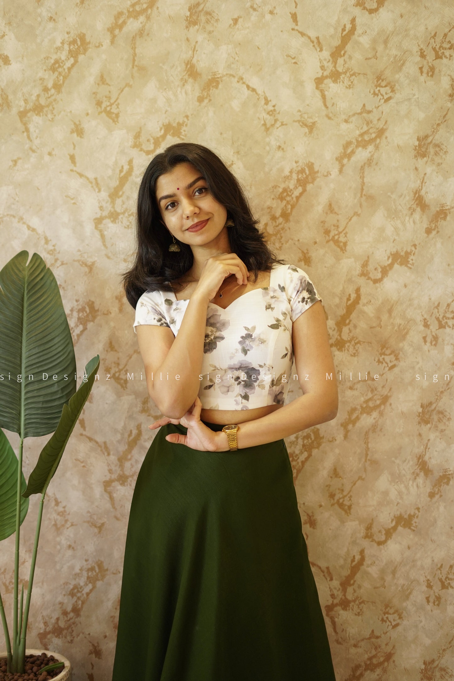 Skirt and Crop Top (MSD-018)