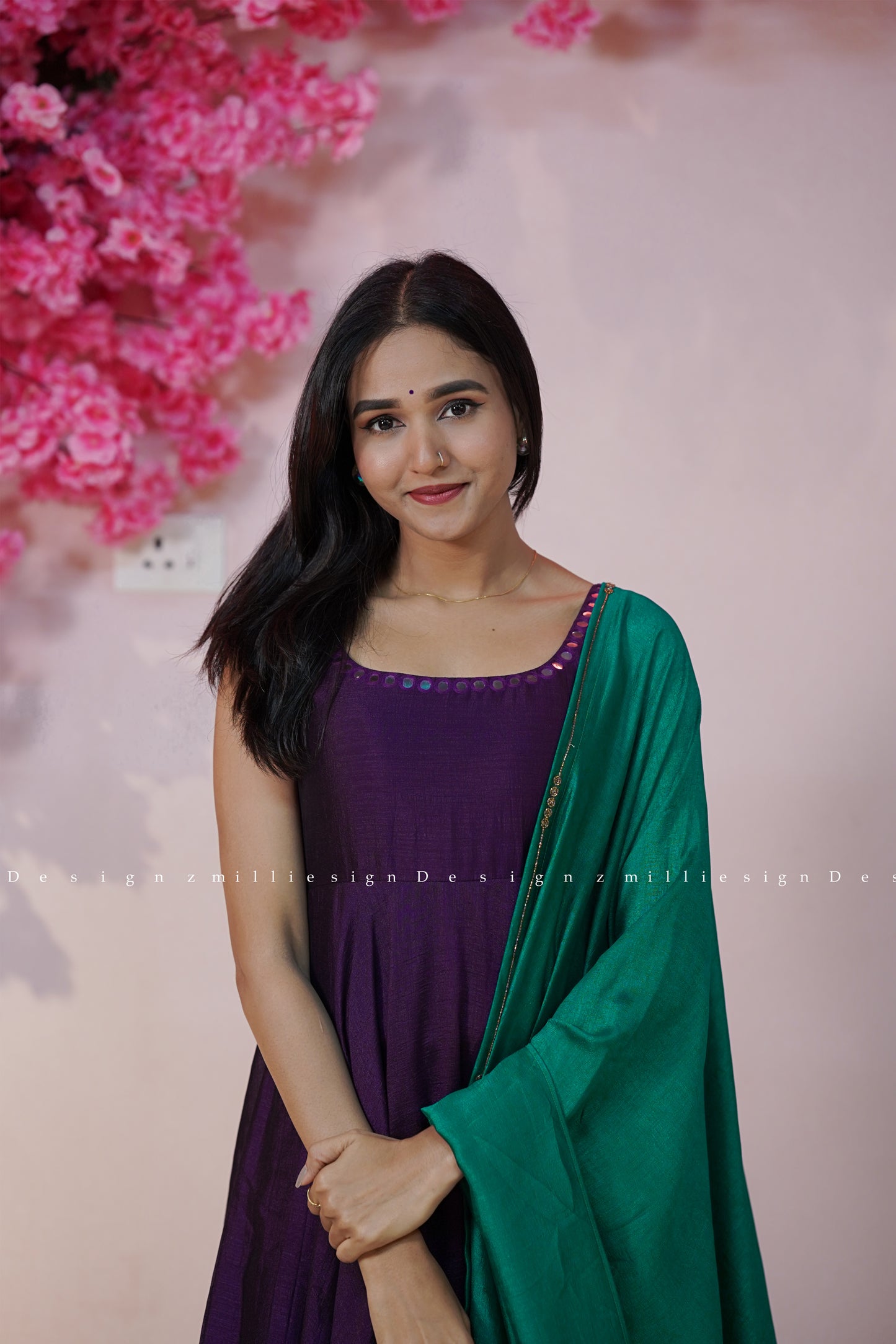 Two Piece Anarkali with Dupatta (MSD-177)