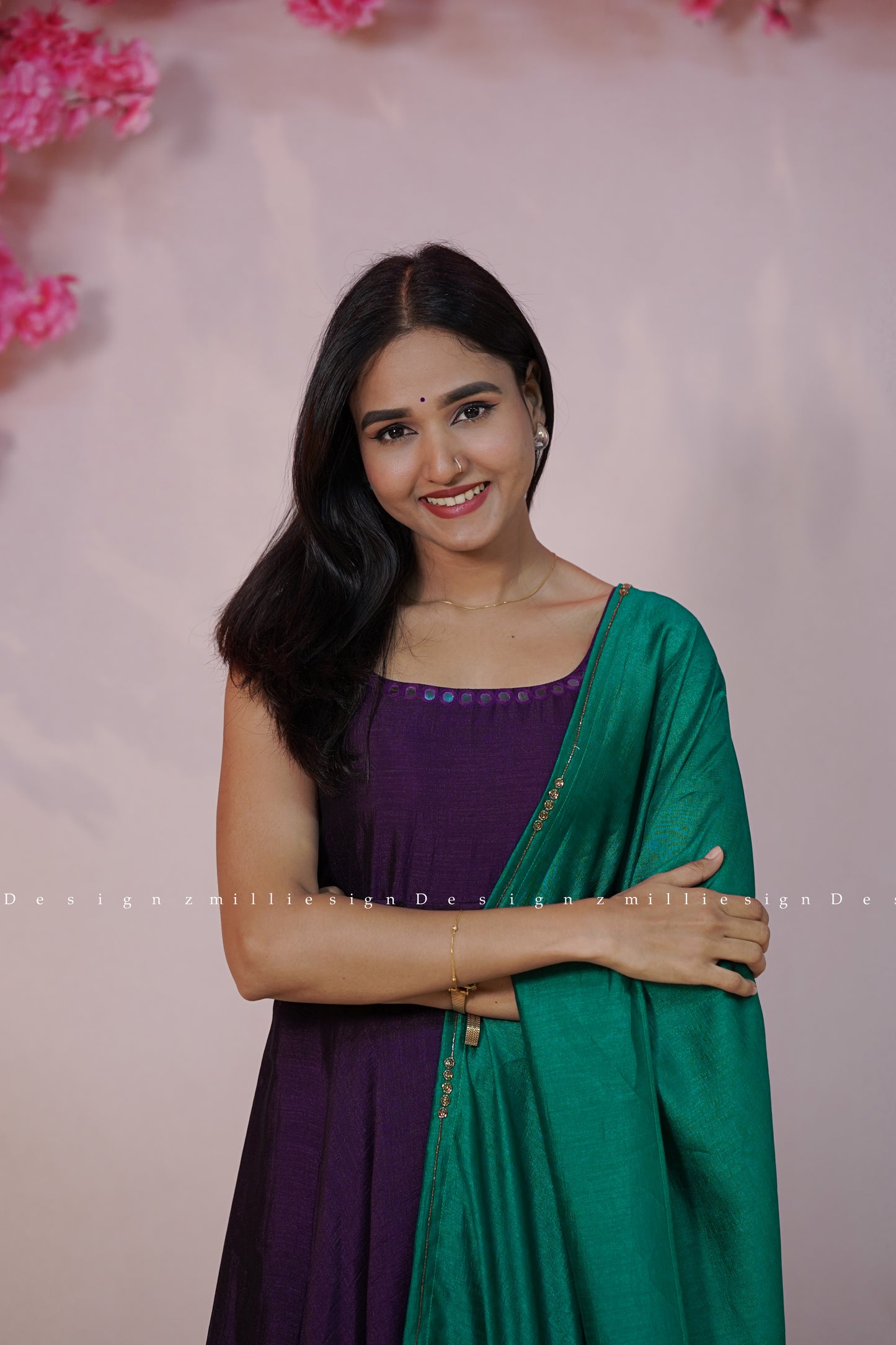 Two Piece Anarkali with Dupatta (MSD-177)