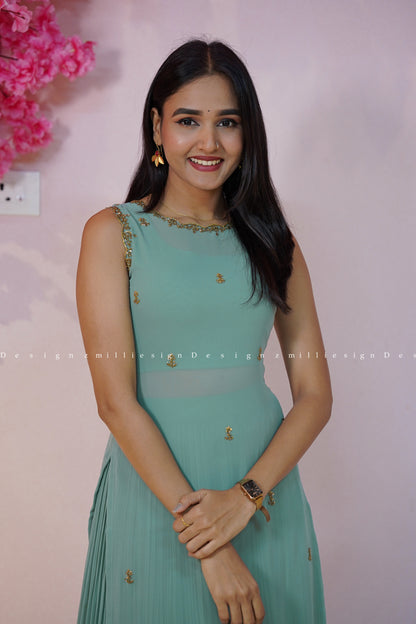 Three Piece Set Skirt, Crop Top and Jacket (MSD-179)