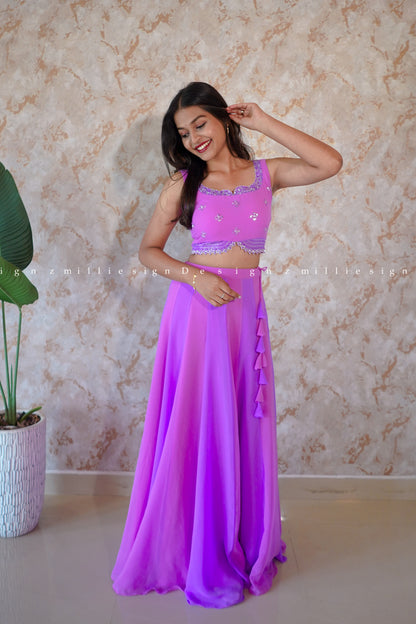 Skirt and Crop Top (MSD-124)
