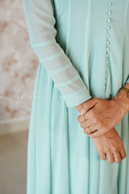 Three Piece Panel Cut Anarkali (MSD-112)