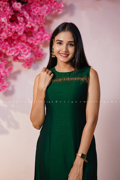 Two Piece Set Anarkali with Dupatta (MSD-194)