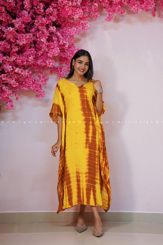 Kaftan with Inner A-line Top (MSD-163)