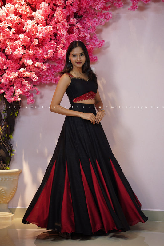 Two Piece Skirt and Crop Top (MSD-149)