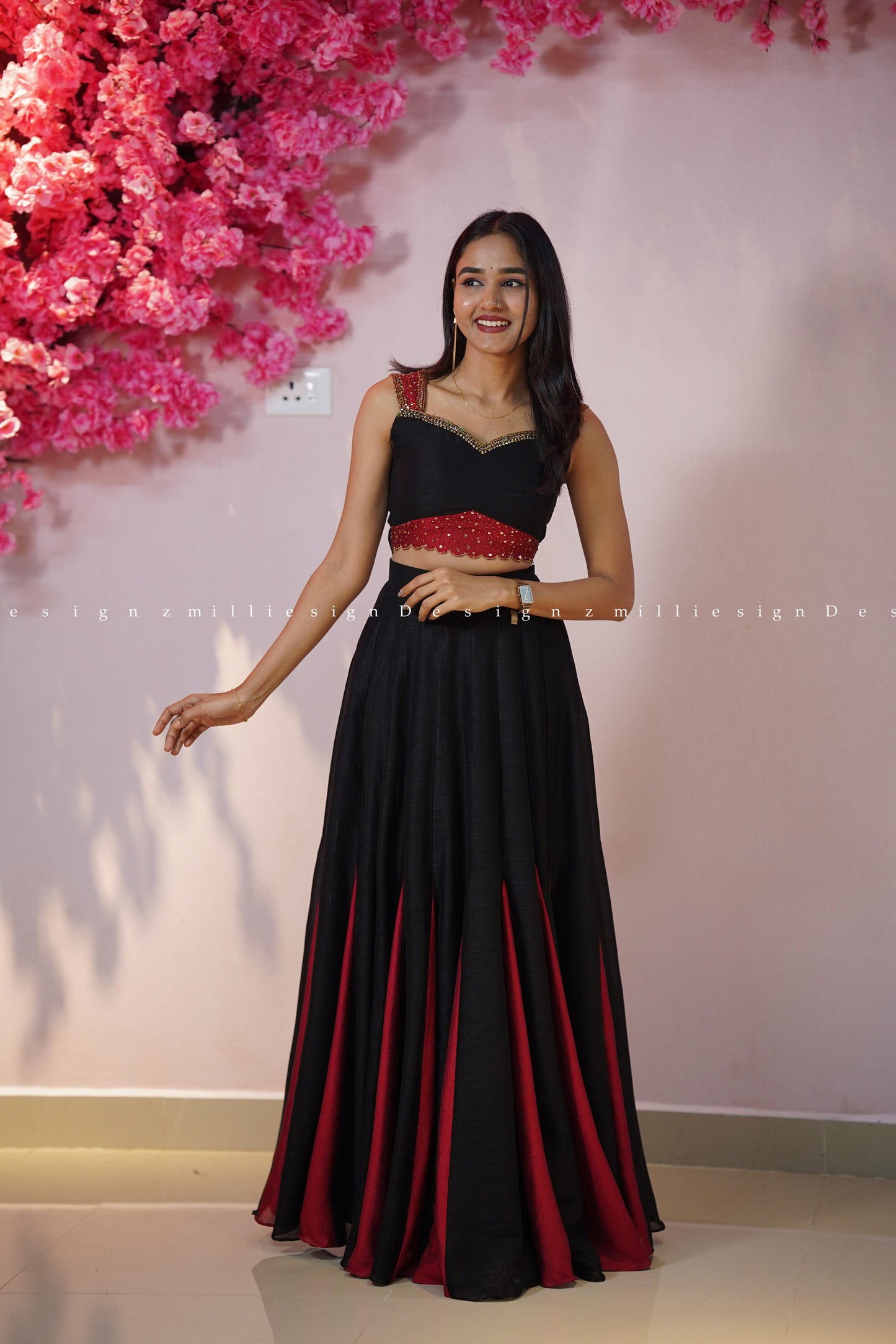 Two Piece Skirt and Crop Top (MSD-149)