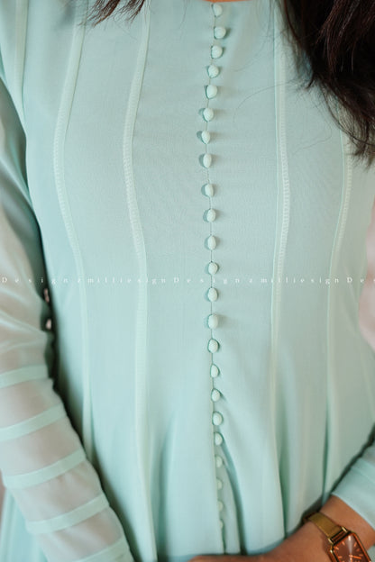 Three Piece Panel Cut Anarkali (MSD-112)