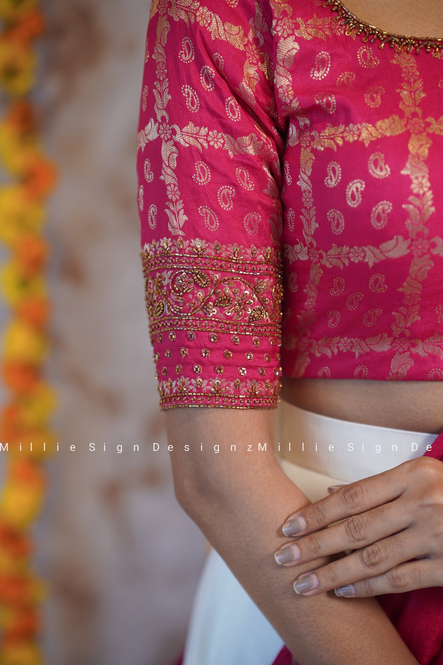 Skirt Crop Top and Dupatta (MSD-140)