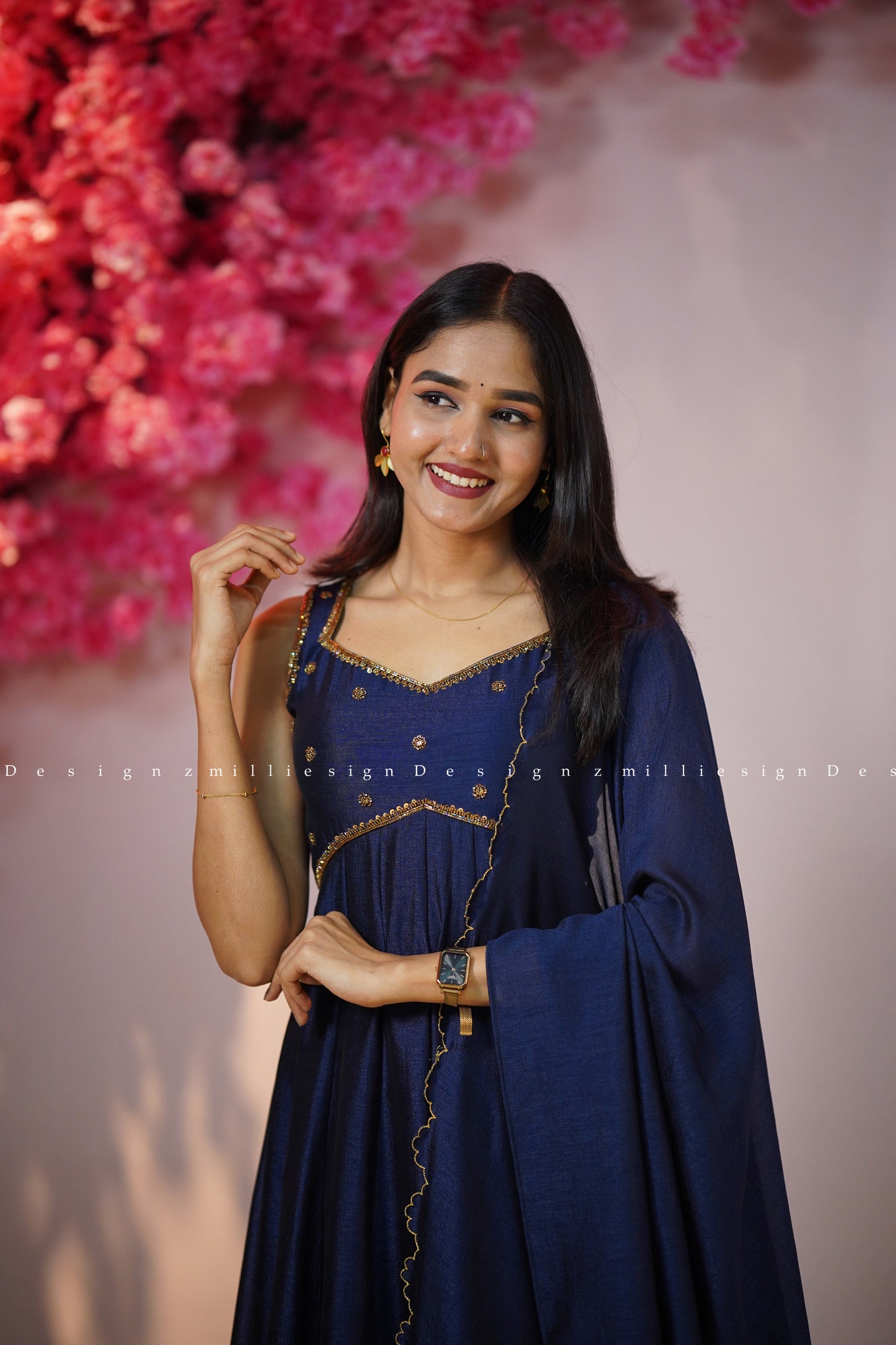 Two Piece Panel Cut Anarkali with Dupatta (MSD-148)