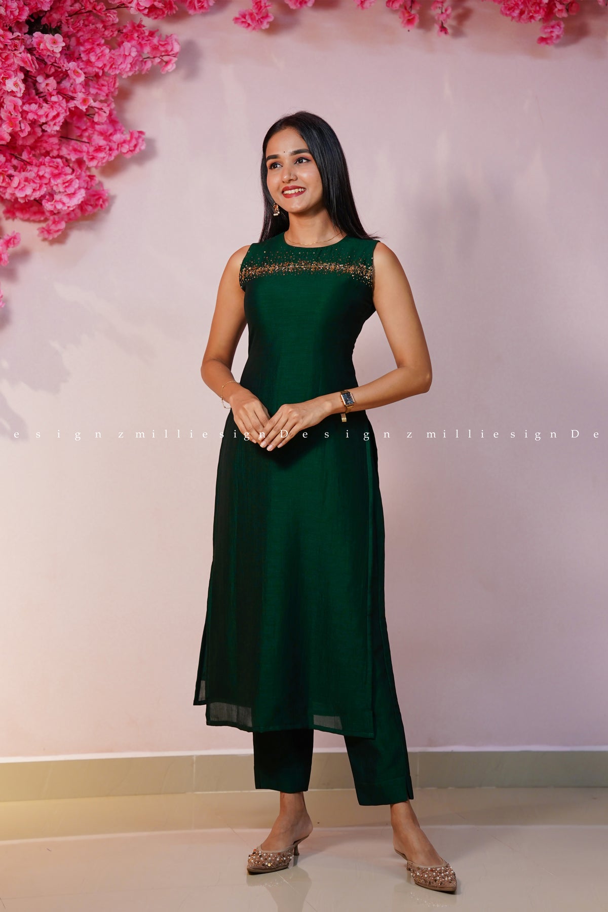 Two Piece Set Anarkali with Dupatta (MSD-194)