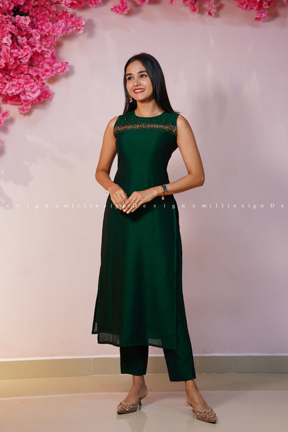 Two Piece Set Anarkali with Dupatta (MSD-194)