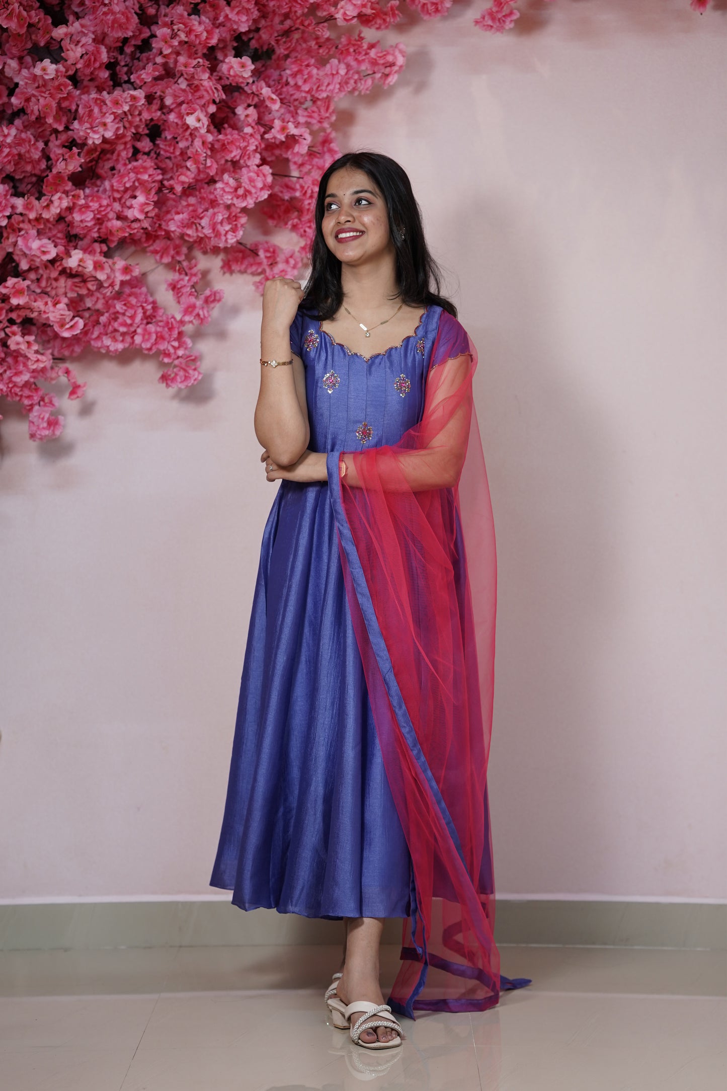 Two Piece Anarkali with Dupatta (MSD-168)