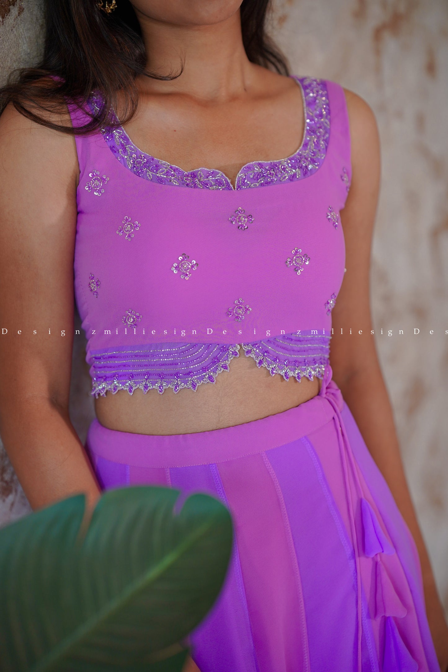 Skirt and Crop Top (MSD-124)