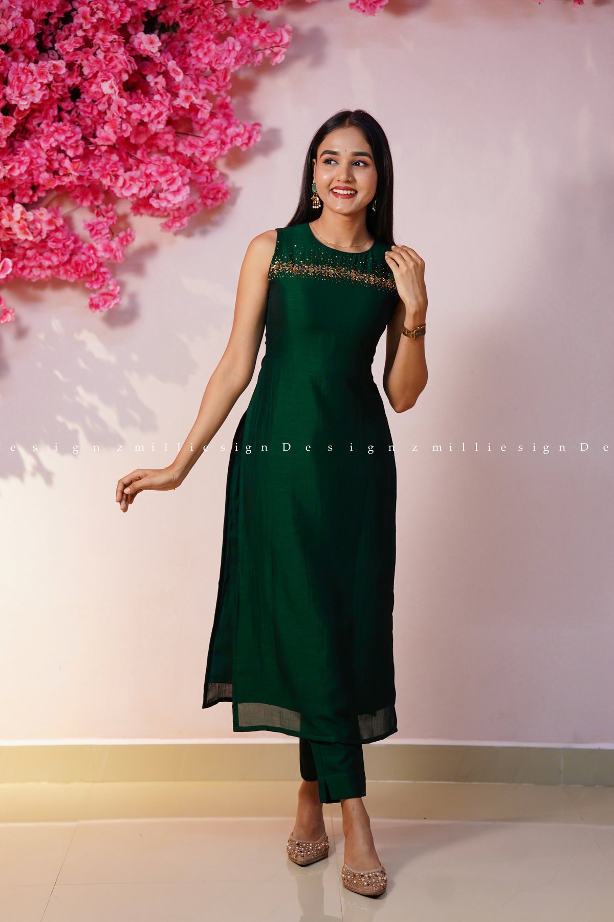 Two Piece Set Anarkali with Dupatta (MSD-194)