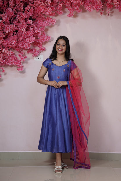 Two Piece Anarkali with Dupatta (MSD-168)