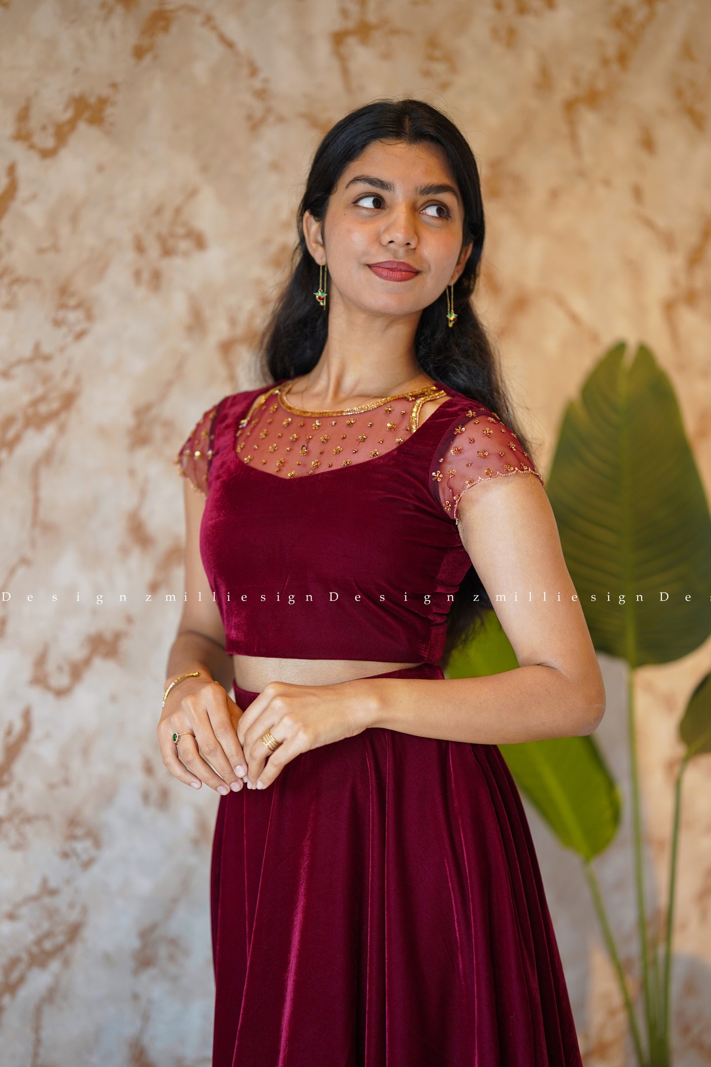 Skirt and Crop Top (MSD-086)