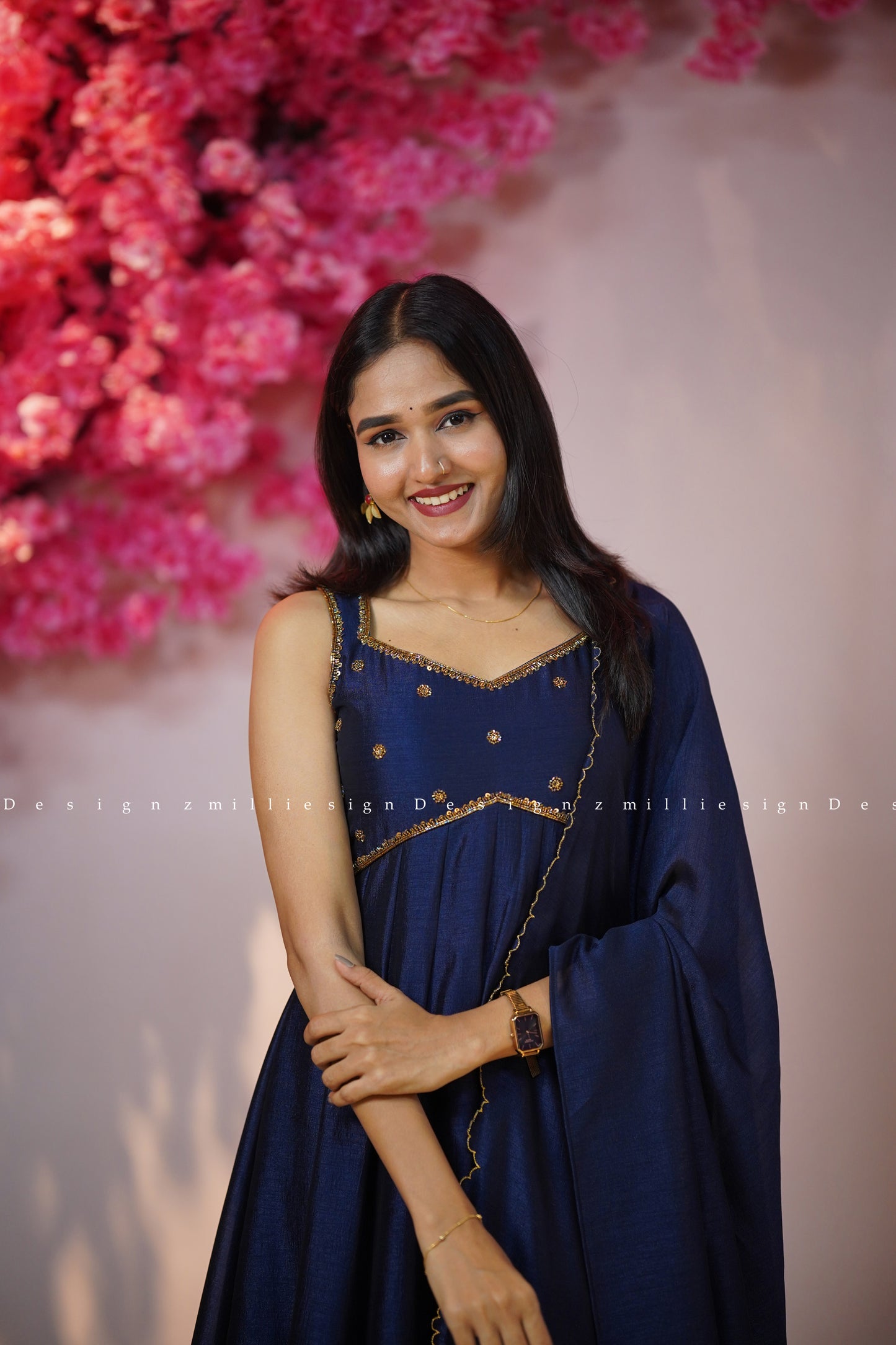 Two Piece Panel Cut Anarkali with Dupatta (MSD-148)