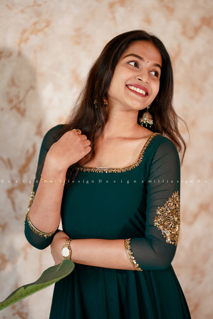 Two Piece Designer Anarkali (MSD-113)