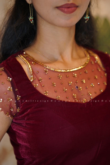 Skirt and Crop Top (MSD-086)