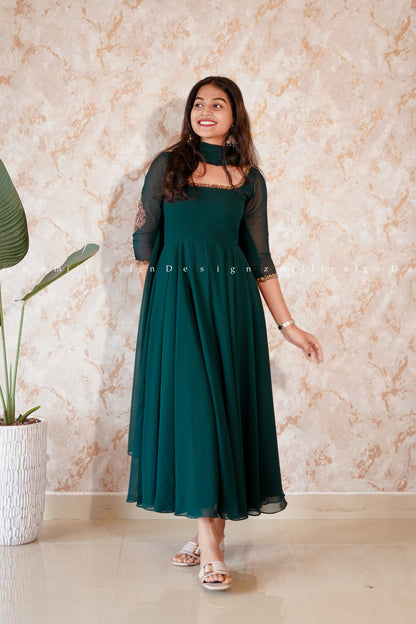 Two Piece Designer Anarkali (MSD-113)