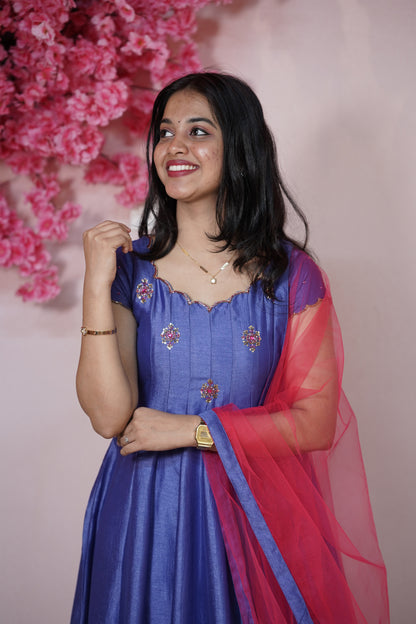 Two Piece Anarkali with Dupatta (MSD-168)