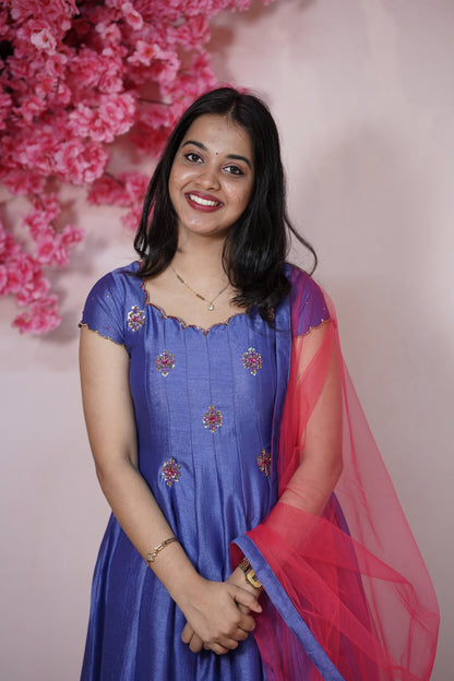 Two Piece Anarkali with Dupatta (MSD-168)