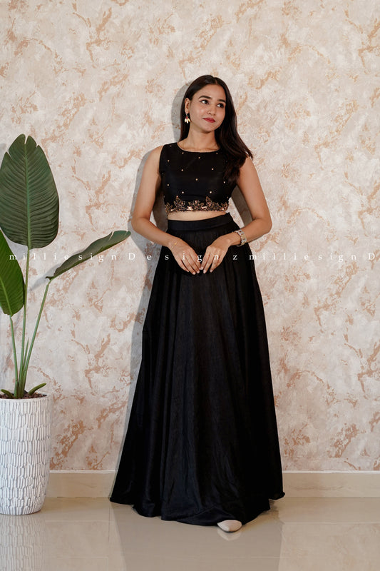 Skirt and Crop Top (MSD-098)