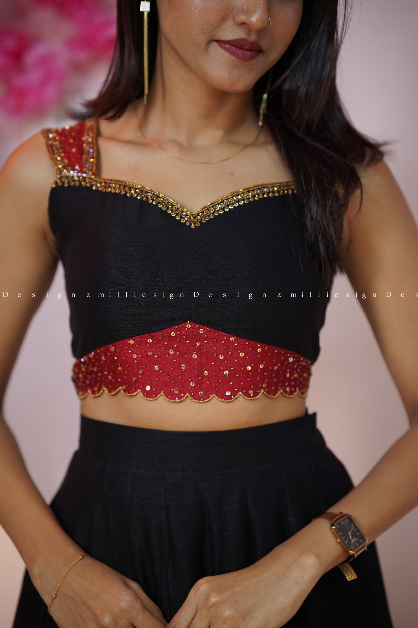 Two Piece Skirt and Crop Top (MSD-149)