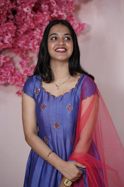 Two Piece Anarkali with Dupatta (MSD-168)