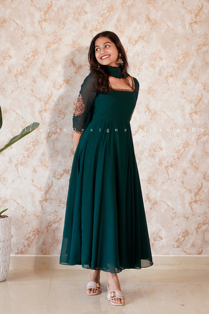 Two Piece Designer Anarkali (MSD-113)