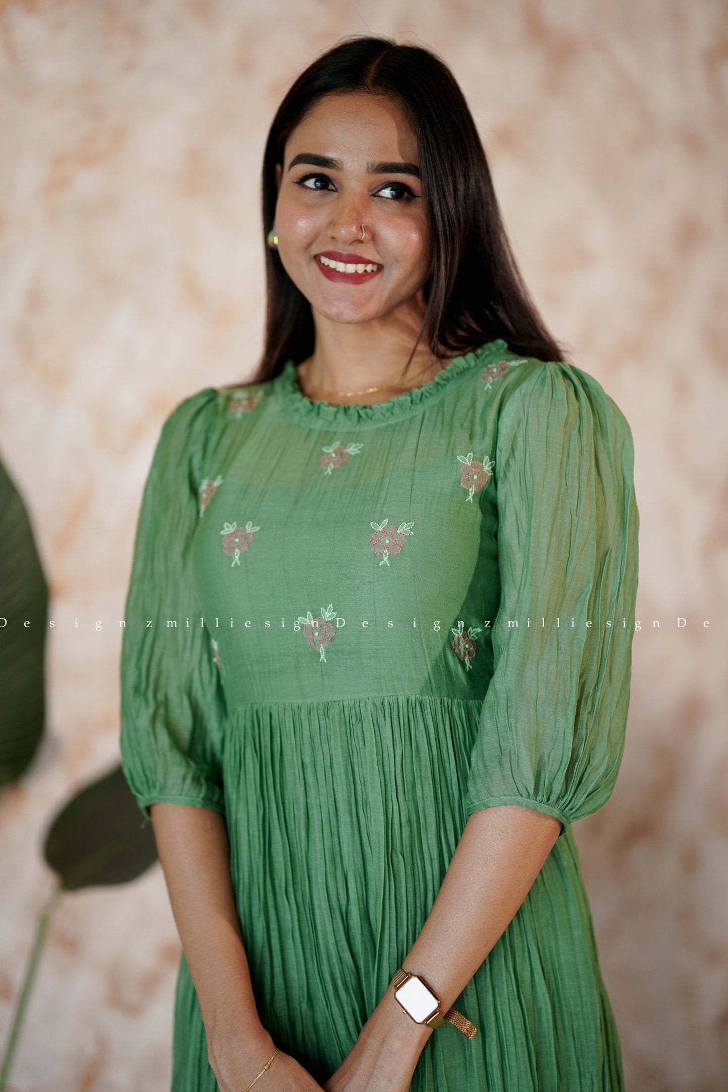Premium Mul Chanderi Frock (MSD-100)
