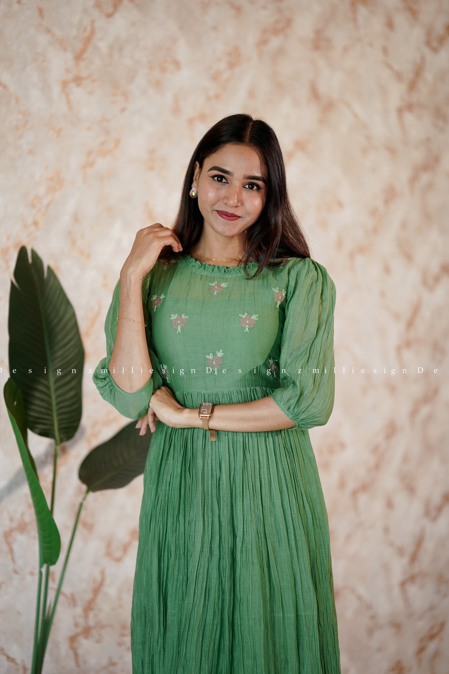 Premium Mul Chanderi Frock (MSD-100)