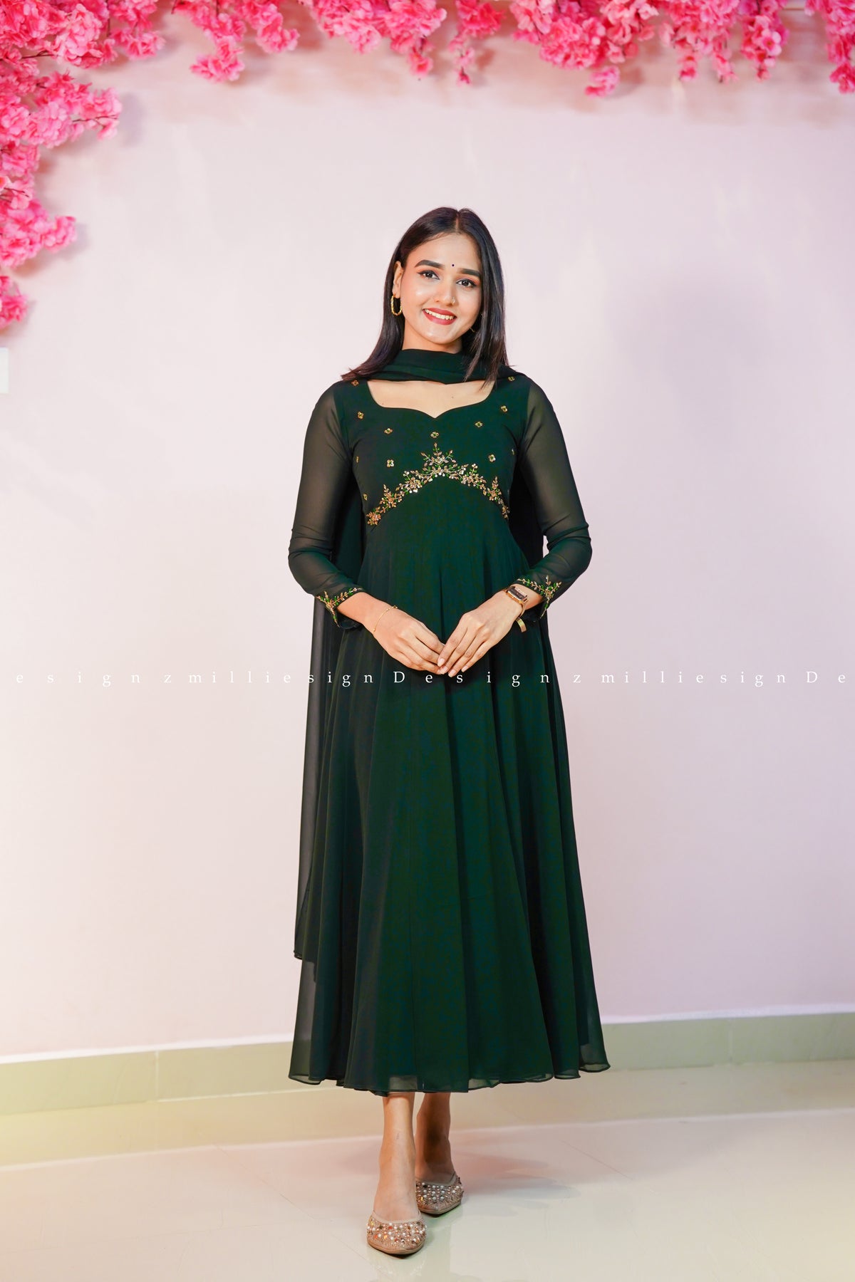 Two Piece Anarkali with Dupatta (MSD-191)
