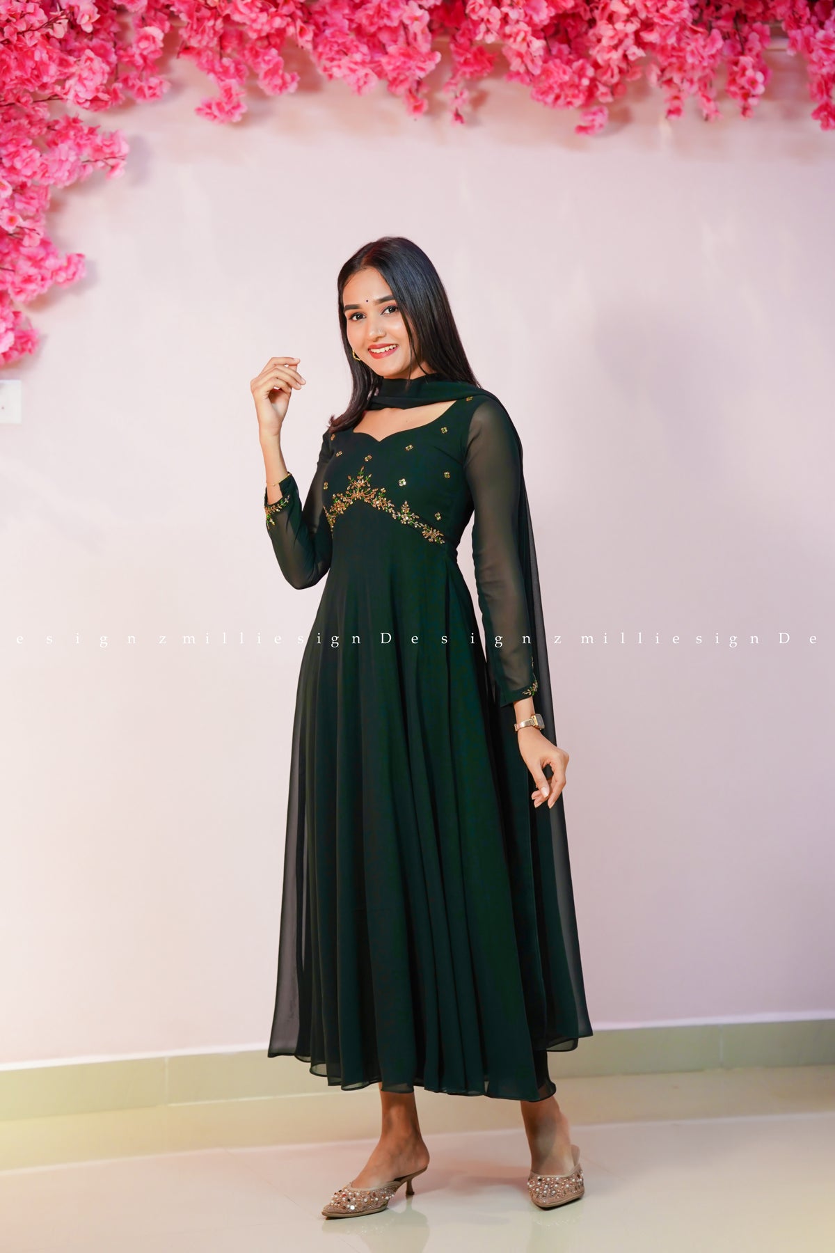Two Piece Anarkali with Dupatta (MSD-191)