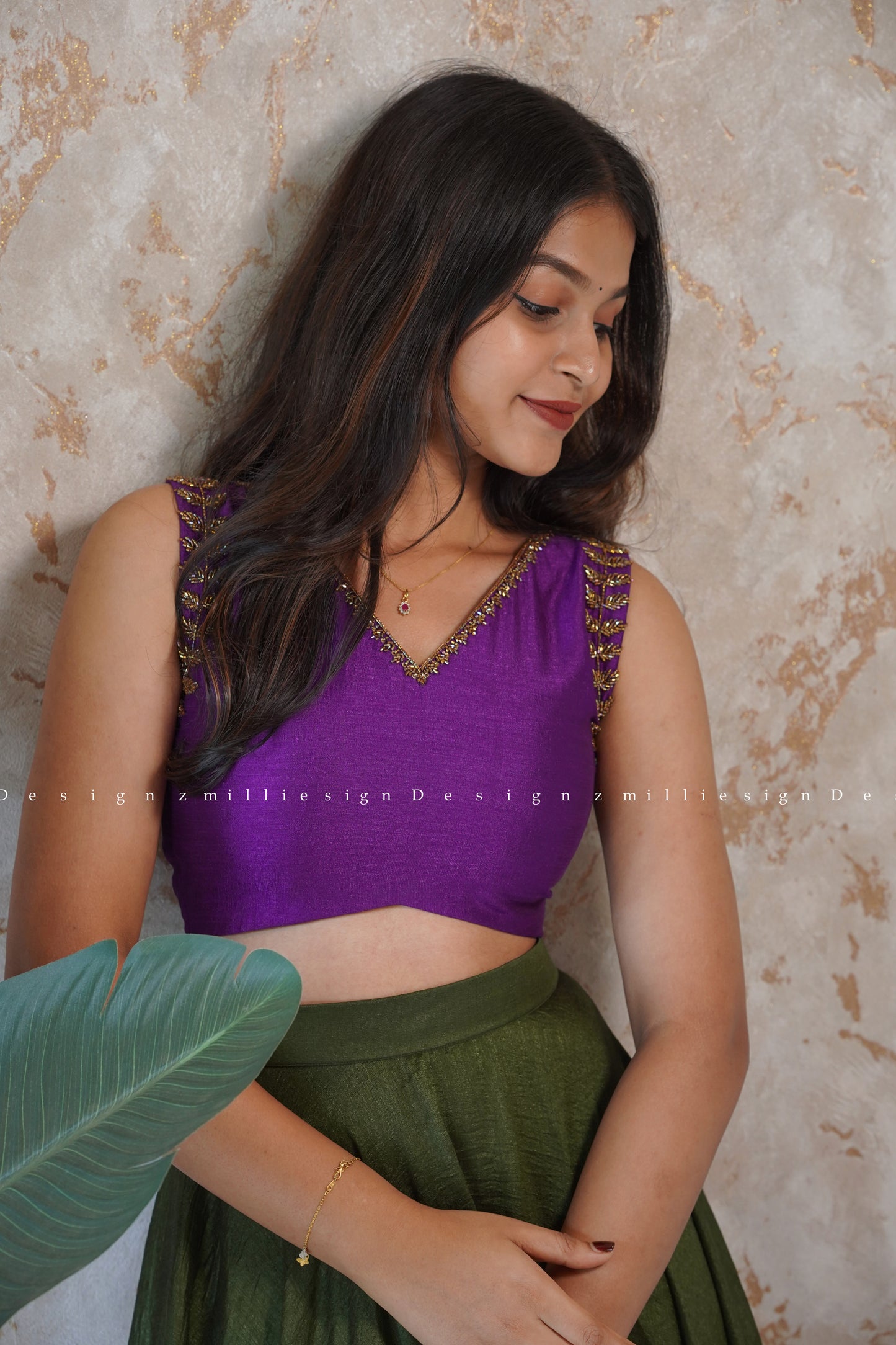 Two Piece Skirt and Crop Top (MSD-136)