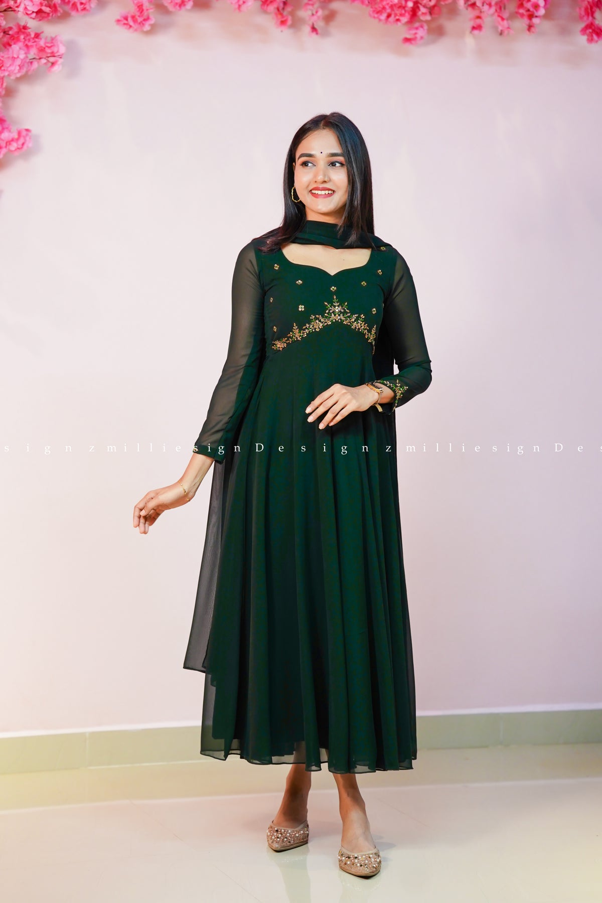 Two Piece Anarkali with Dupatta (MSD-191)