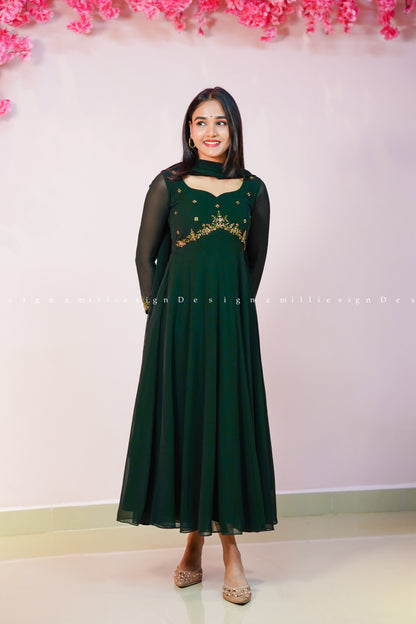 Two Piece Anarkali with Dupatta (MSD-191)