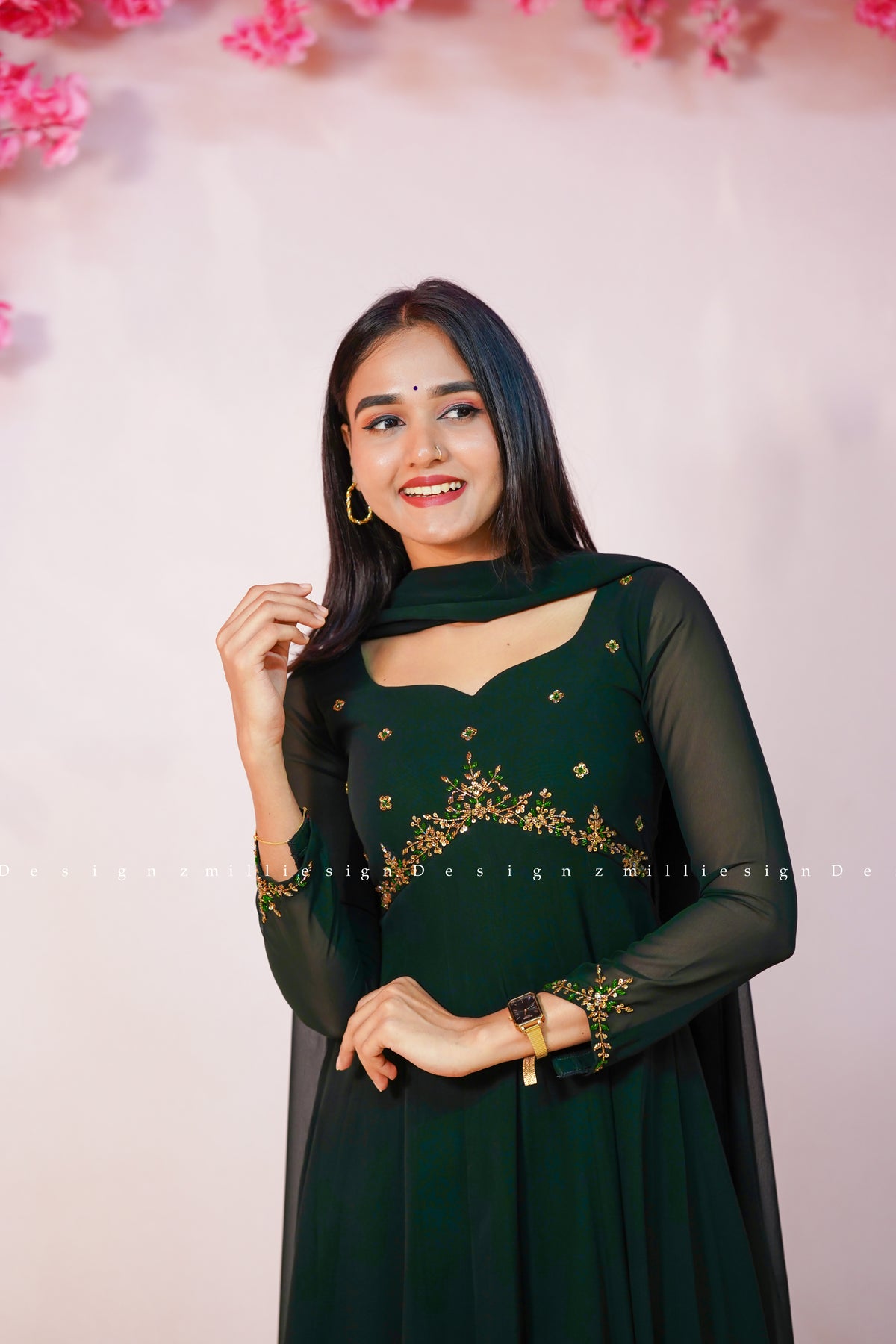 Two Piece Anarkali with Dupatta (MSD-191)