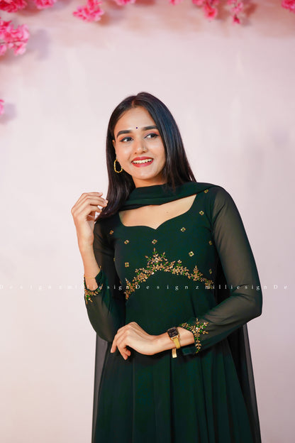 Two Piece Anarkali with Dupatta (MSD-191)