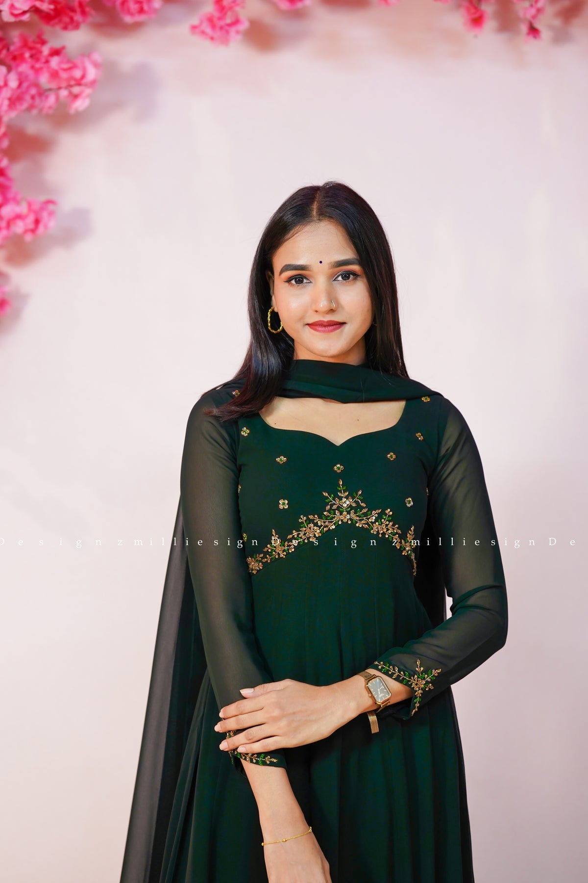 Two Piece Anarkali with Dupatta (MSD-191)
