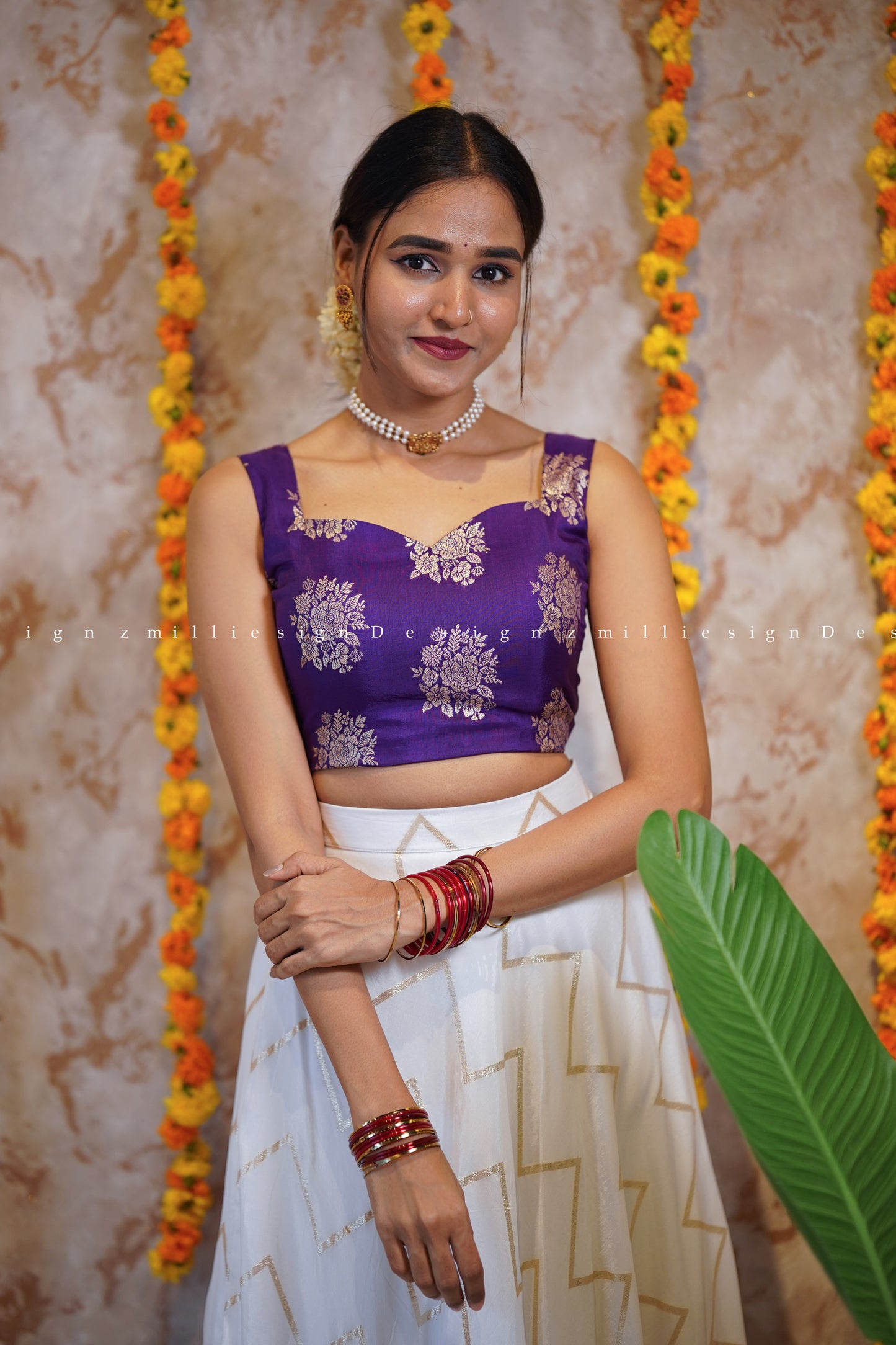 Two Piece Skirt and Crop Top (MSD-146)