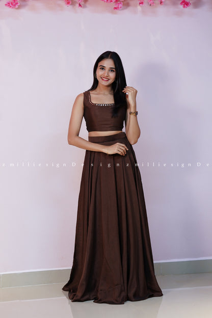 Skirt and Crop Top (MSD-188)