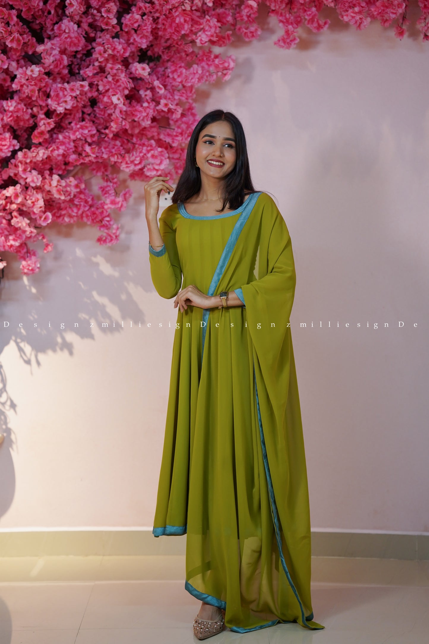 Two Piece Anarkali Set (MSD-174)