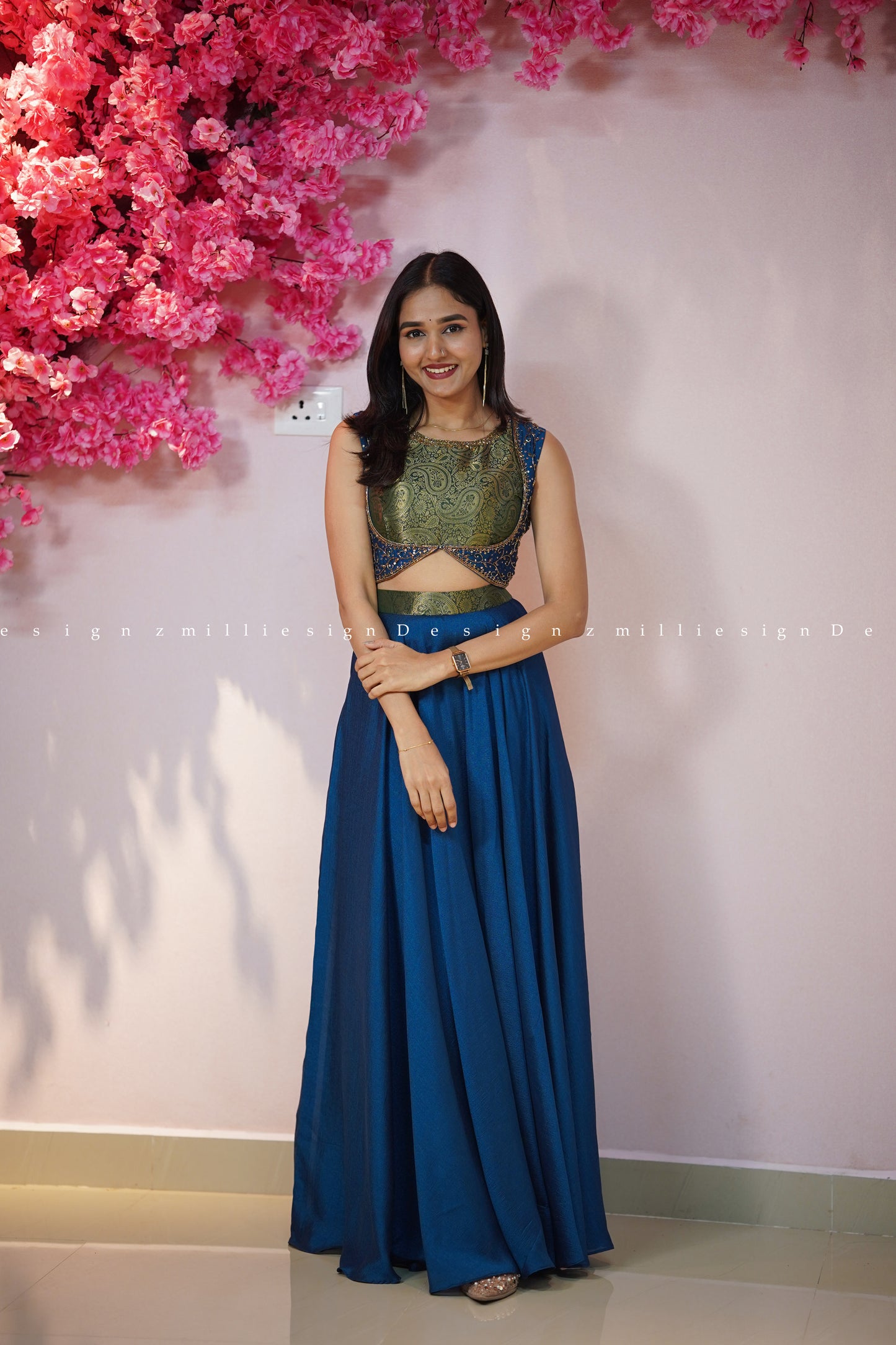 Two Piece Skirt and Crop Top (MSD-151)