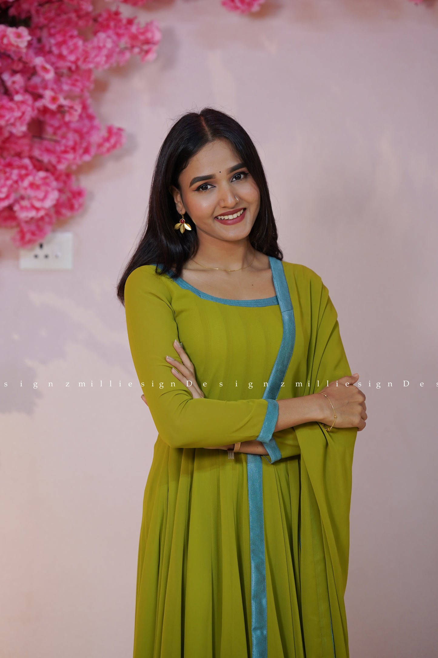 Two Piece Anarkali Set (MSD-174)