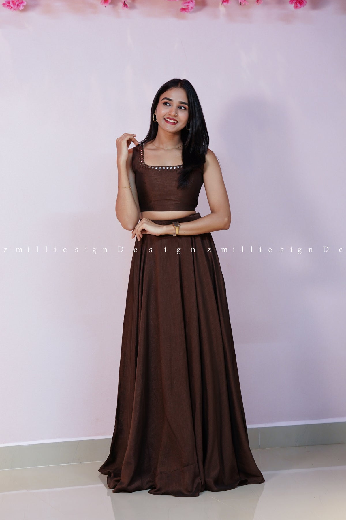 Skirt and Crop Top (MSD-188)