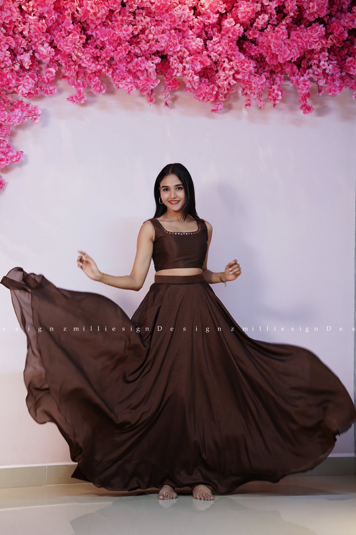 Skirt and Crop Top (MSD-188)